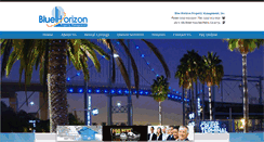 Desktop Screenshot of bluehorizonrentals.com